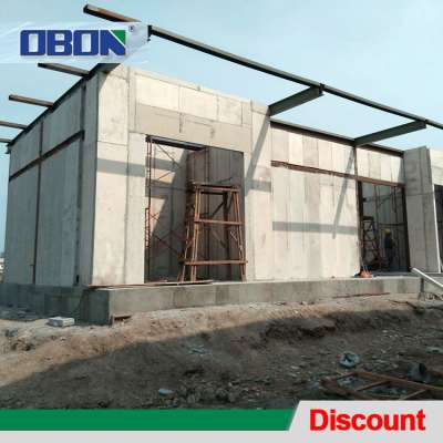 OBON cheap easy install precast concrete panels low cost house